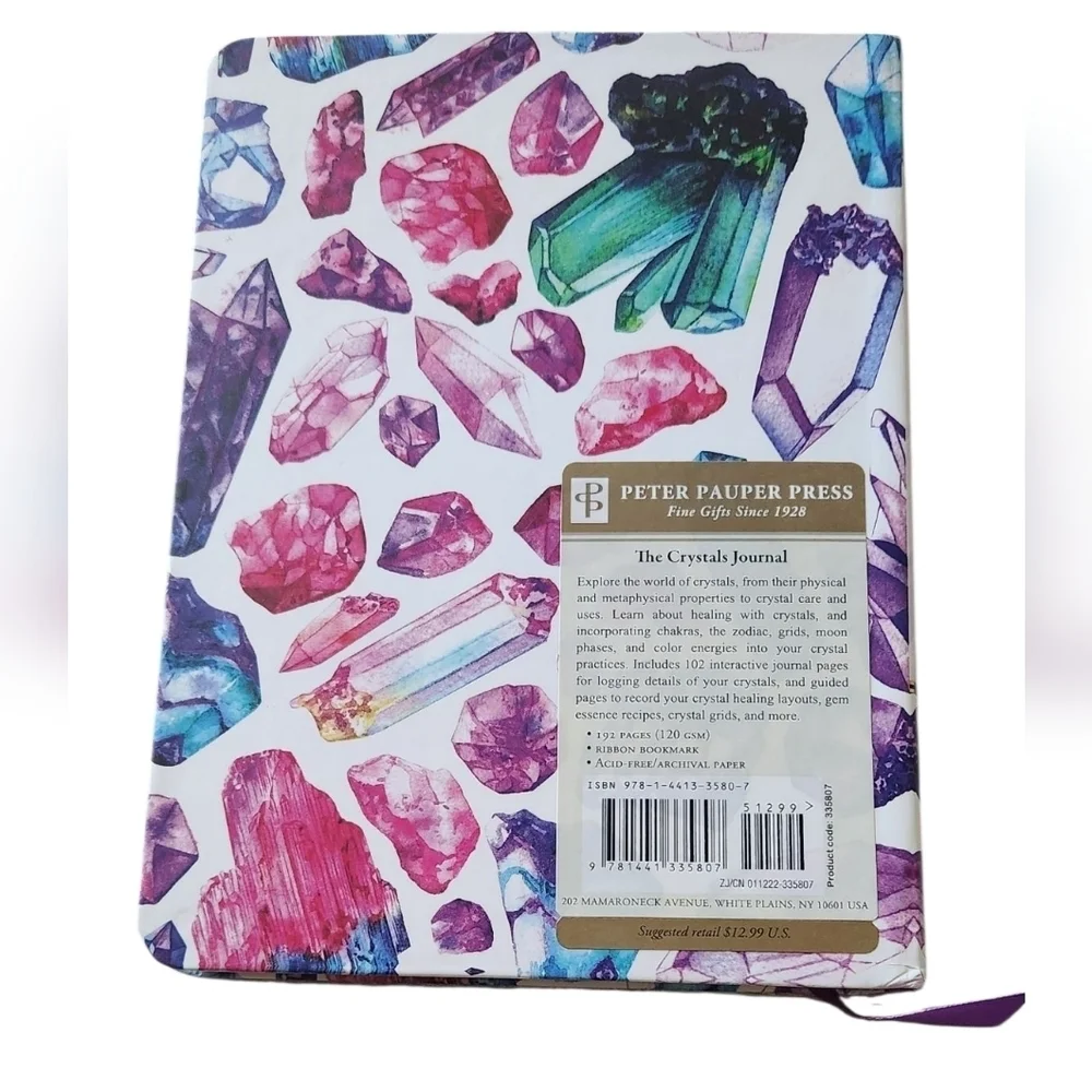 The Crystals Journal with Gemstone Design